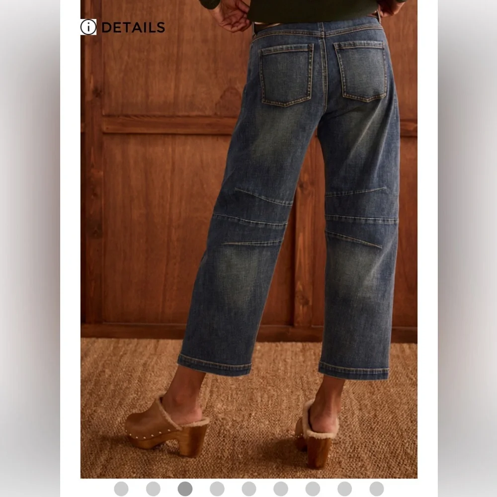 CAbi Cooper Jean Size 6 - Fall 2025 season “baby barrel” NWOT - Picture 2 of 7